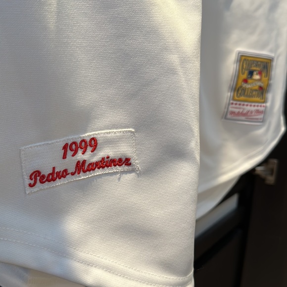 Pedro Martinez Boston Red Sox Mitchell & Ness 1999 MLB Home Authentic Jersey - Picture 4 of 6